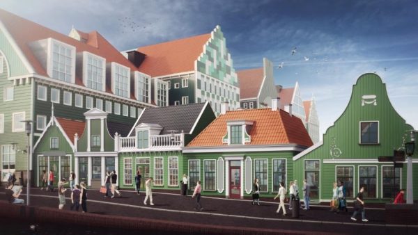 Winkelpanden ‘De Buiging’te Zaandam