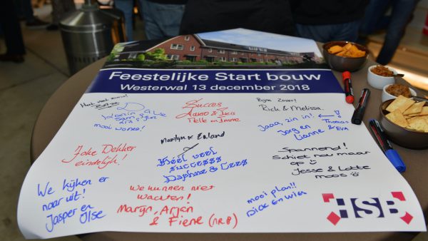 Feestelijke start bouw Westerwal
