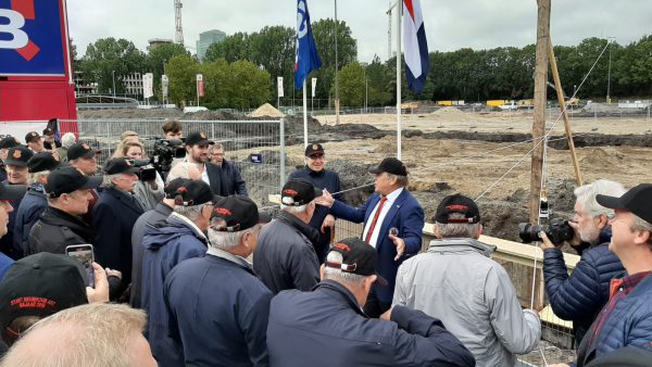 Feestelijke start bouw AFC, Amsterdam